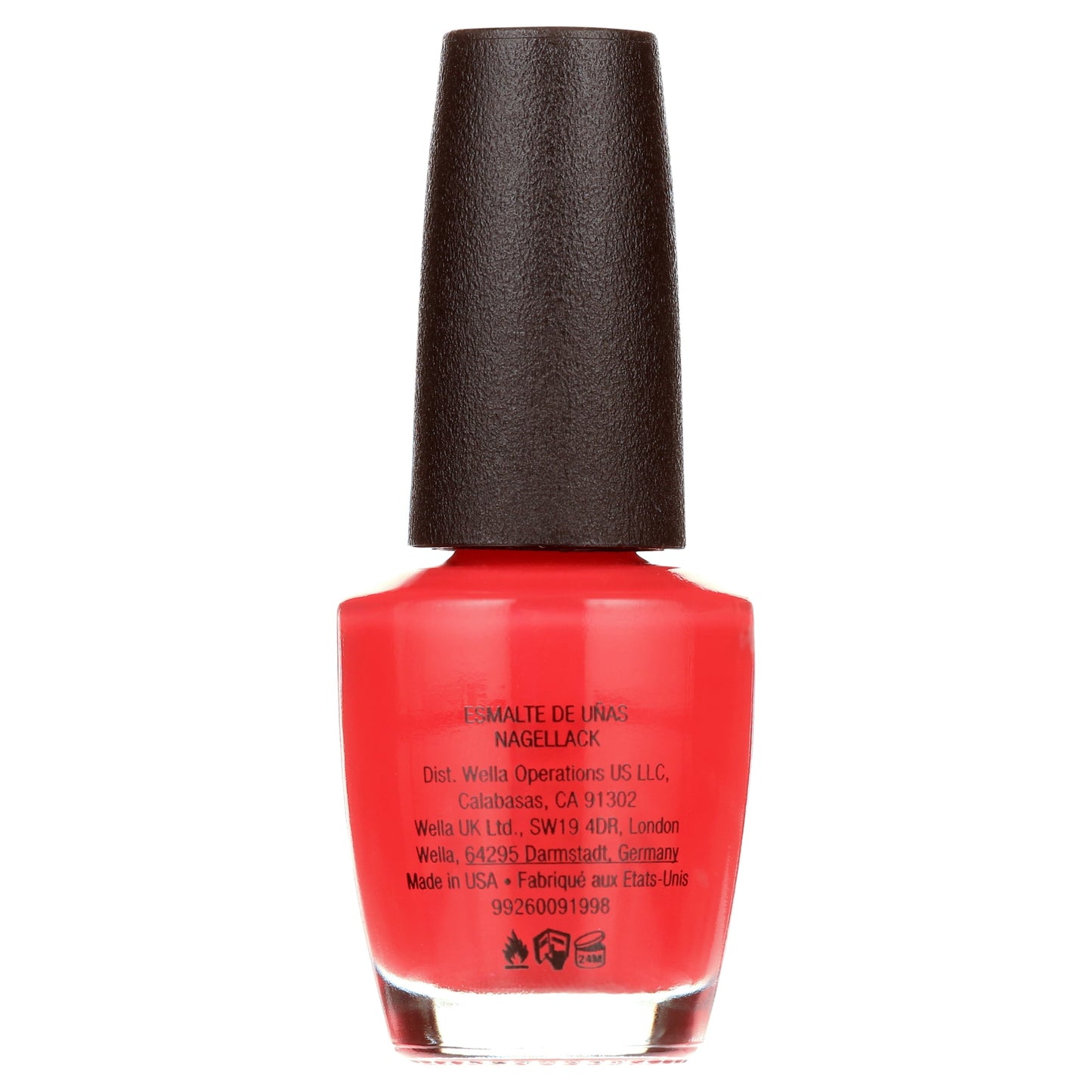 OPI Cajun Shrimp Nail Lacquer | Vibrant Nail Polish | 0.5 Fl Oz