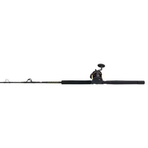 PENN 7' Squall II Lever Drag Fishing Rod & Size 60 Reel Combo, Heavy Power, Fast Action, Right Handle Position, Full Graphite Body and Sideplate Construction