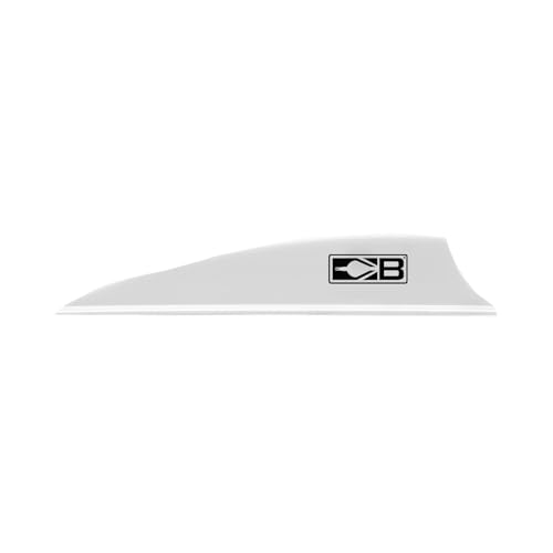Bohning X3 Vane, 2.25", White, 36pk