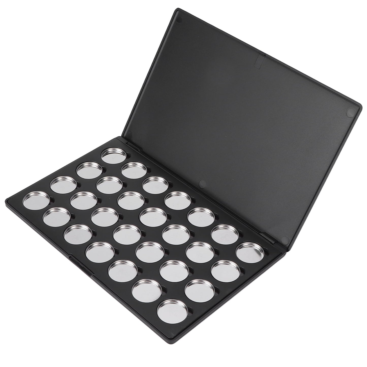 Empty Eyeshadow Palette | Portable DIY Makeup Case with Round Metal Pan