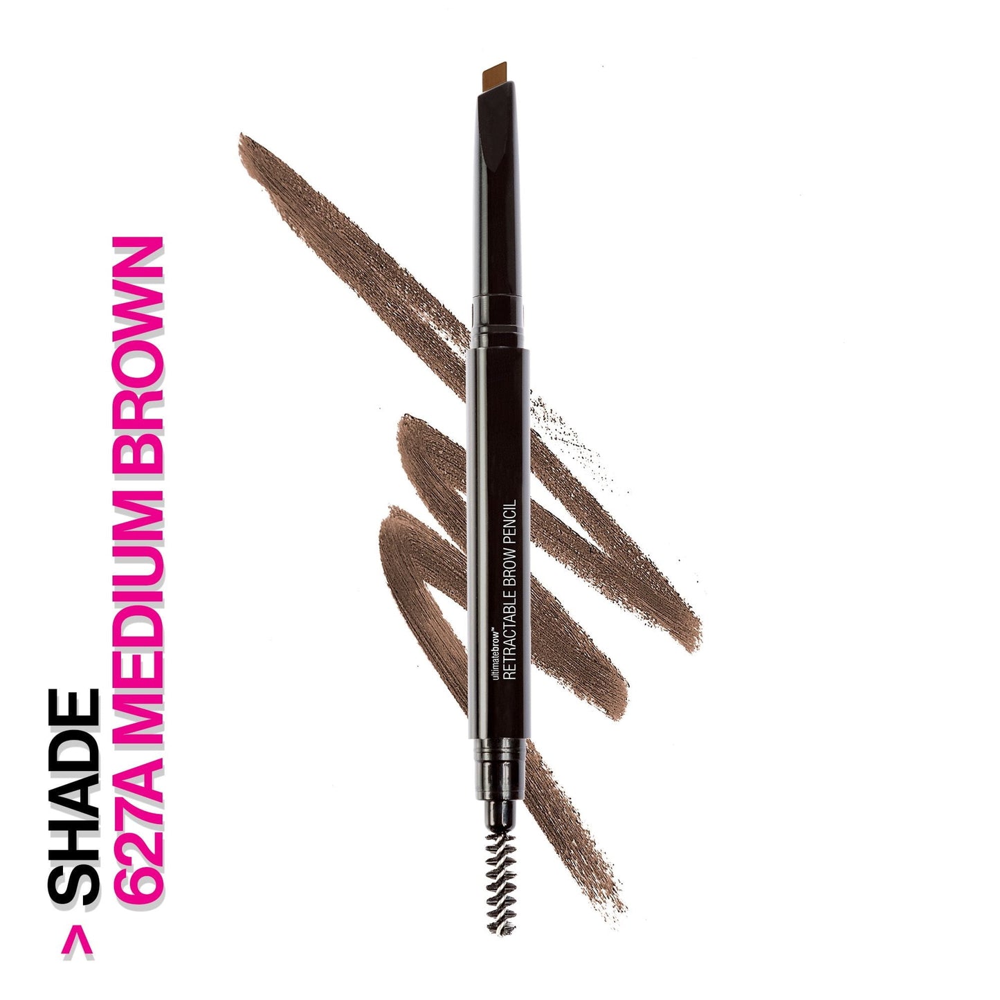 Ultimate Brow Retractable Eyebrow Pencil | Medium Brown | Waterproof 0.005 oz