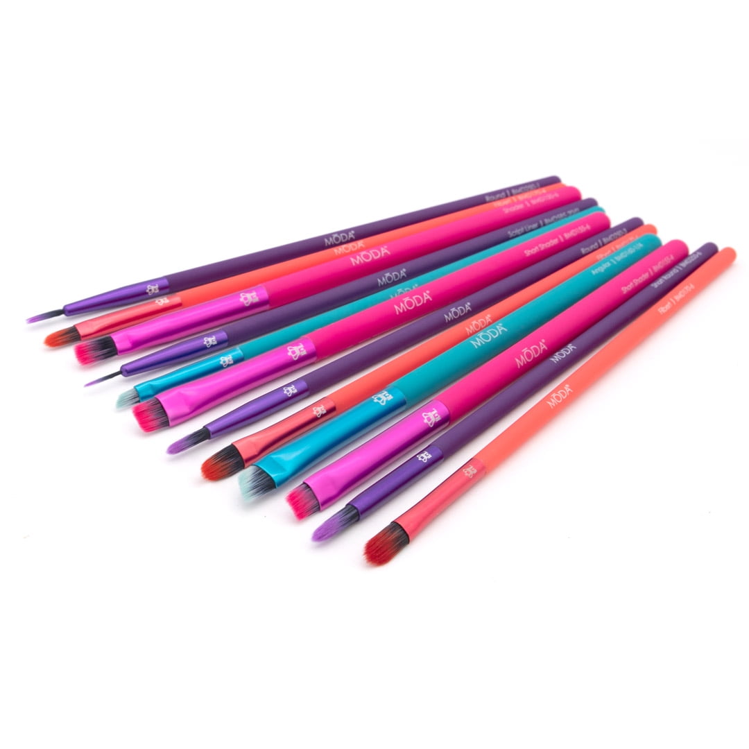 12-Piece Makeup Brush Kit | Moda Brush | Professional Quality & Versatile