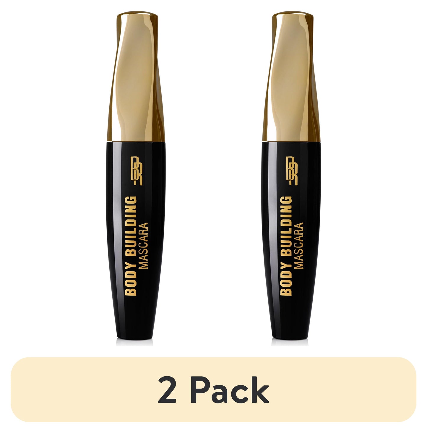 Black Radiance Body Building Mascara | 2-Pack | Black Color