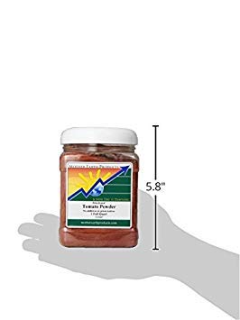 Mother Earth Products Dried Tomato Powder, Quart Jar, 20 Oz