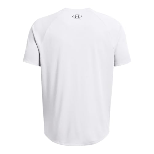 Under Armour Men's Tech Textured Short Sleeve T-Shirt XX-Large White Black