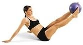 Pilates Mini Ball, Purple, 9 Inch