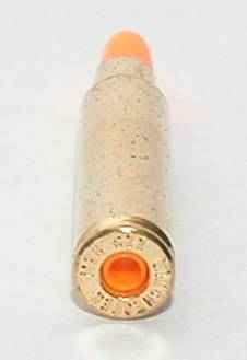 St Action Pro Pack of 10 Inert .223 REM Remington 5.56 NATO M16 AR-15 Rifle Orange Safety Trainer Cartridge Dummy Ammunition Ammo Shell Rounds with Brass Case