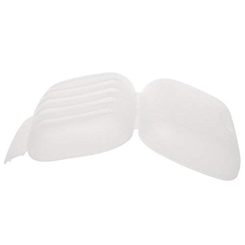 2 Pcs Plastic Soap Case Holder Container Box for Travel Camping Hiking Black & Clear