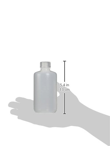 Nalgene 250ml HDPE Narrow Mouth Round Container - Translucent White