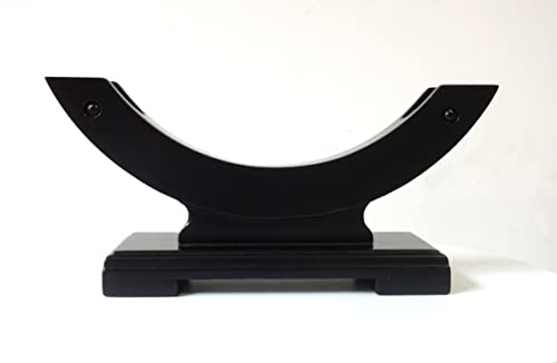 Sword Stand Display Katana Samurai Bend - Wooden Holder for Collectible Swords