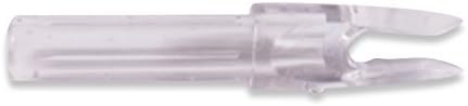 Carbon Express TCX Nock, Size .203 (Fits PileDrive Pass Thru Extreme 250 & 350), 12-Pack, Clear