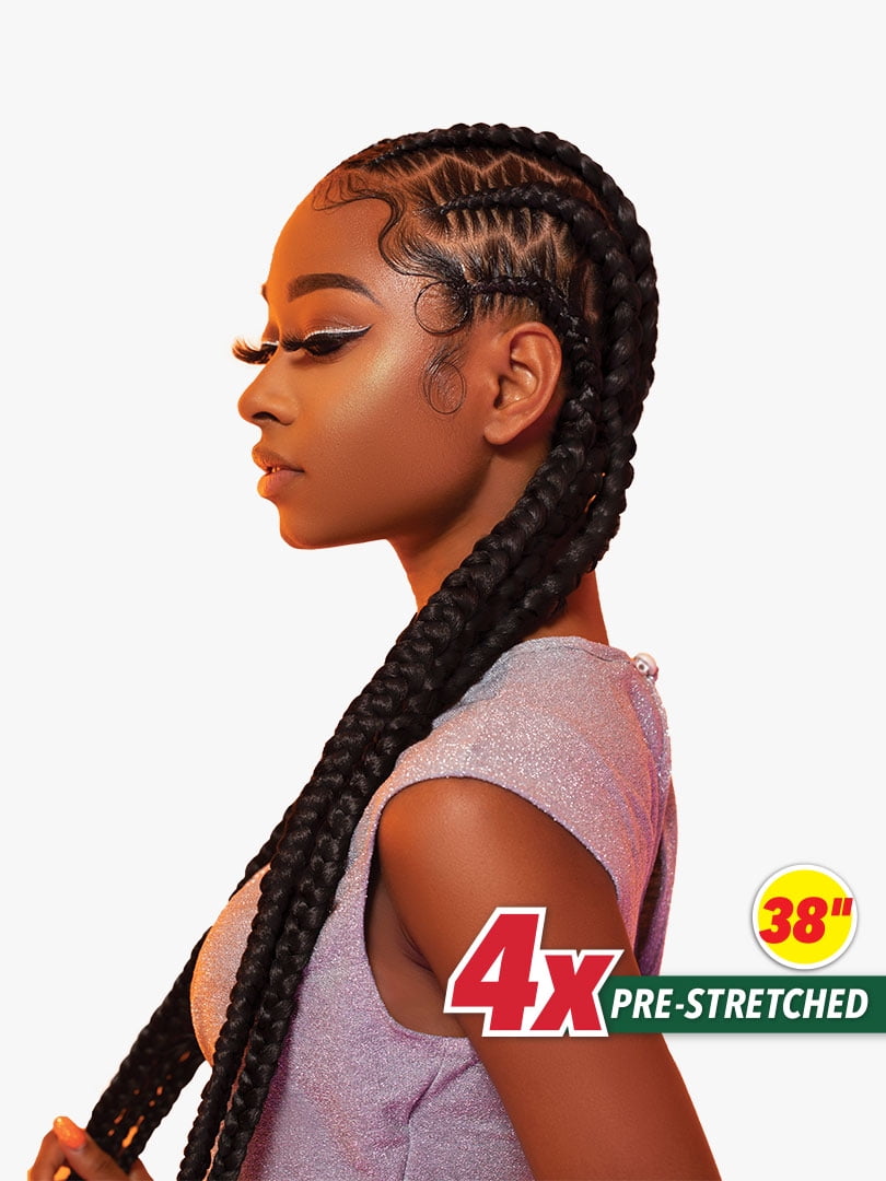 Sensationnel Jumbo Braid Pre-Stretched X-Pression Hair | 4X 38” | 27 Honey - 3 Packs
