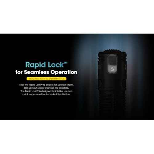 Nitecore EDC31 3500 Lumen EDC Flashlight, USB-C Rechargeable, Compact, High Lumen with Clip, Lanyyard, Sliding Lock Switch Sticker