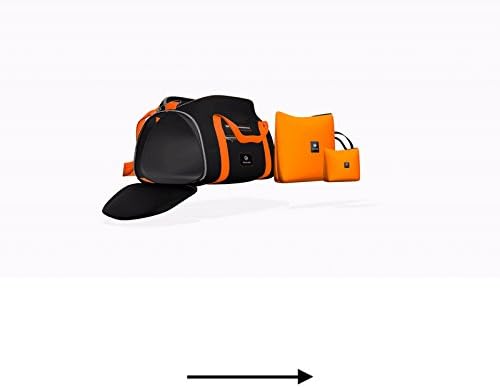 Modular Gym Bag (Black w/Orange Straps)