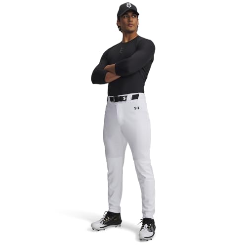 Under Armour Men's Utility Pro Tapered Pants - Large, White & Black