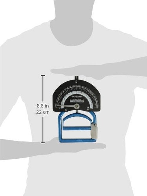 Baseline 12-0281 Smedley Spring Adjustable Handle Hand Dynamometer, 0 to 220 lbs. Force Range