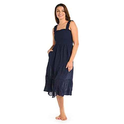 La Blanca Womens Midi Dress Swimsuit Cover Up