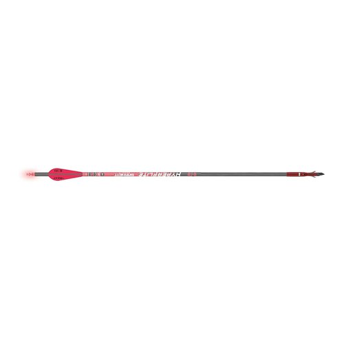 Barnett Hyperflite Illuminated Crossbow Arrows, 3-Pack of Polycarbonate Half-Moon Nocks with Multi-Colored Strobe Lights, 20"