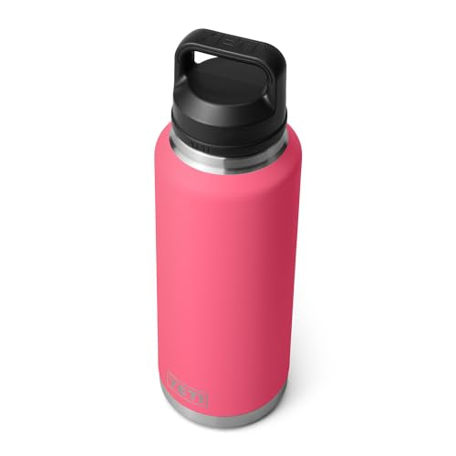 YETI Rambler 46 oz Water Bottle with Chug Cap - Tropical Pink, Vacuum Insulated
