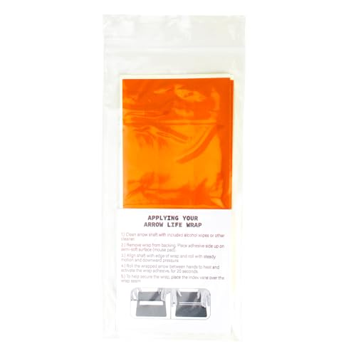 Arrow Life 6" Arrow Wraps 12 Pack Orange 1" Width