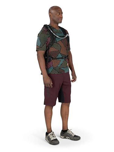 Osprey Raptor 14L Men's Biking Backpack with Hydraulics Reservoir, Black