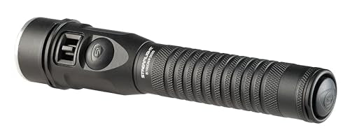 Streamlight 74431 Strion 2020 1200-Lumen Rechargeable LED Flashlight Includes 120V/100V AC/12V DC Charging System and Holder, Black