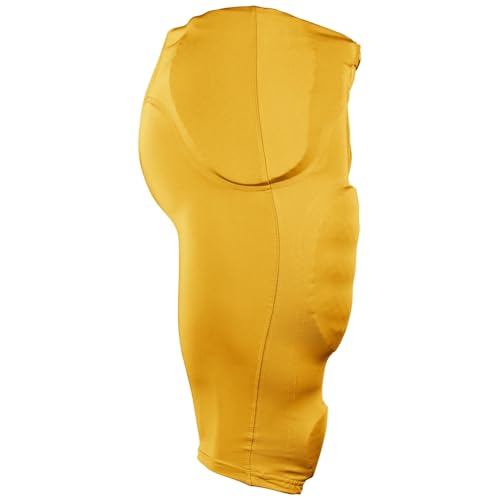 Adult Terminator 3 Football Pants with Built-in Pads - Medium Gold