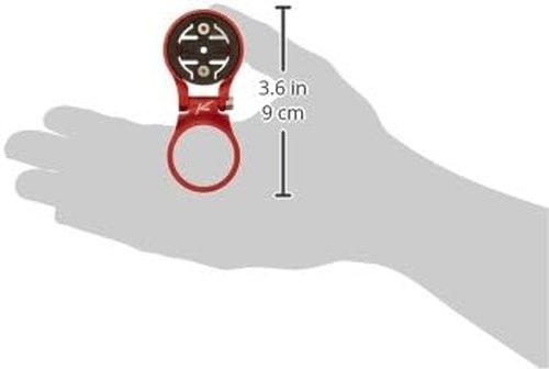 Garmin Adjustable Stem Bicycle Computer Mount | K-Edge | Black, Durable & Lightweight