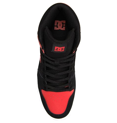 Men's DC Manteca 4 Hi-Top Skate Shoes - Black Red, Size 8.5