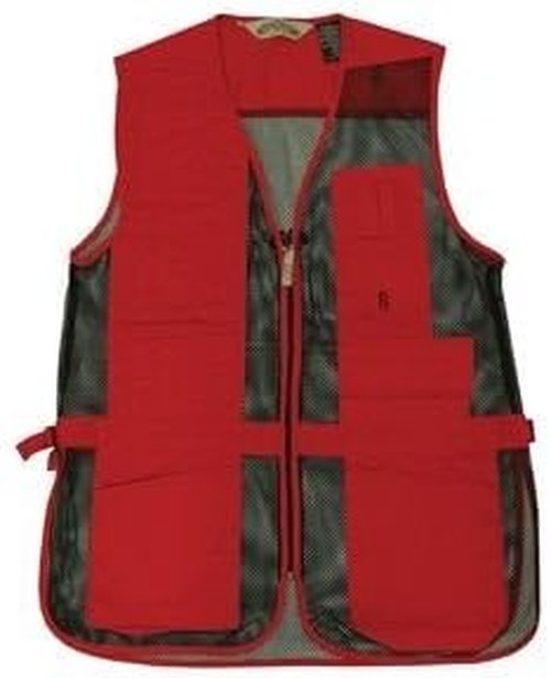 Bob-Allen Shooting Vest, Right Handed, Red, Medium