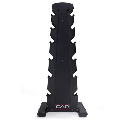 CAP Barbell Dumbbell storage Rack - Black