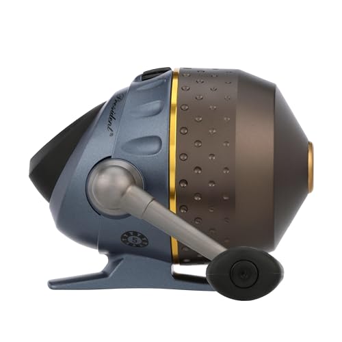 Pflueger President Spincast Reel, Size 10 Fishing Reel, Right/Left Handle Position, Aluminum Spool, Dial Drag System