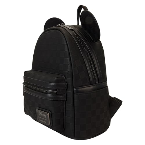 Loungefly Mickey Mouse Checkered Texture Mini Backpack