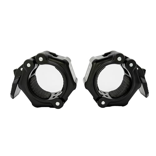 Westside Barbell Bar Clamps - Pair of Quick Release Locking Collars Weight Clips Fit 2 Inch Olympic Barbell for Weightlifting Powerlifting Bodybuilding Strongman Crossfit