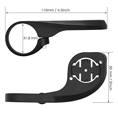 Thinvik Bike Computer Mount for Garmin Edge 25-840 - Basic Version, 31.8mm & 25.4mm Handlebar