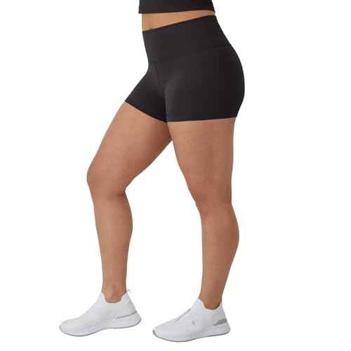 Hanes Women's Moves Leak Protection Bike Shorts with Built-in Underwear, Moisture-Wicking & Odor Control, 3¡± Inseam