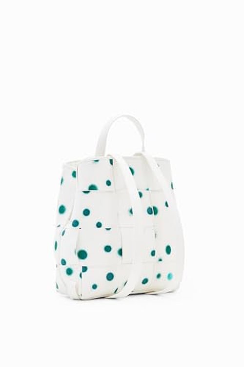 Desigual Women's Accessories PU Backpack Mini, White, One Size