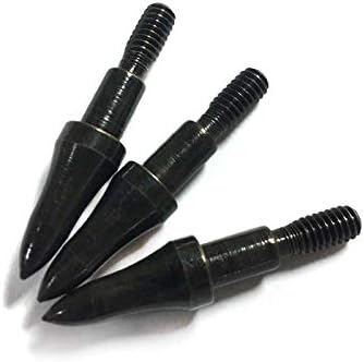 12pcs Archery Arrow Tips 75/100/125/150 Grain Field Points 5/16 inch Screw in Bullet Points Arrowheads Broadheads for Crossbow Recurve Bow Compound Bow Hunting Bow and Arrow Target Shooting Practice