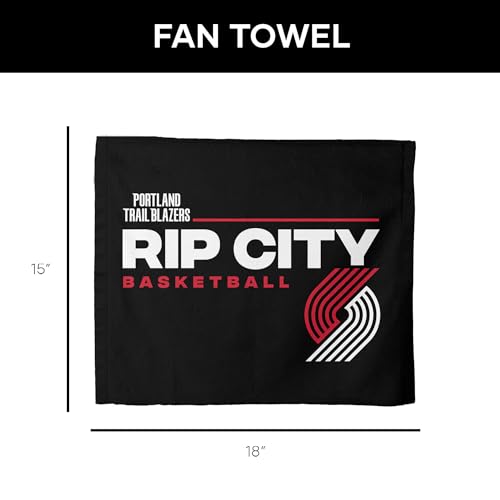Portland Trail Blazers NBA Rally Towel - 15 x 18 Inch Fan Accessory - City Basketball