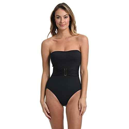 La Blanca Womens Island Goddess Bandeau One Piece SwimsuitOne Piece Swimsuit