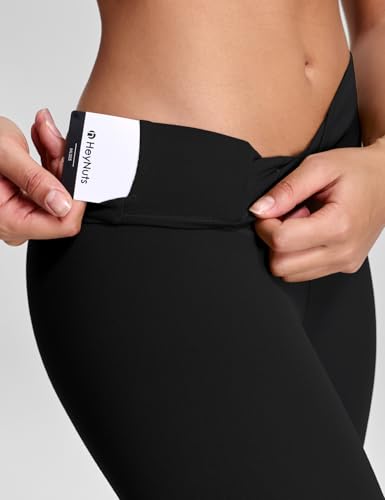 Workout Pro Leggings 25 Inches - Black, Medium - HeyNuts