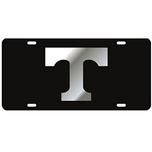 Craftique Tennessee Volunteers Black Laser Cut License Plate - Mirror T