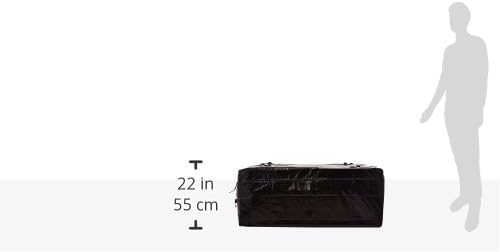 Rightline Gear Sport 2 Waterproof Rooftop Cargo Carrier for Top of Vehicle, Attaches With or Without Roof Rack, 15 Cubic Feet, Black