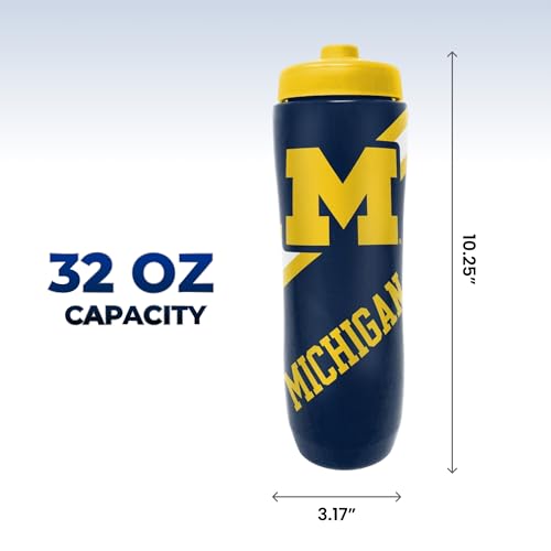 Party Animal NCAA 32 oz Squeeze Water Bottle - Oklahoma Sooners