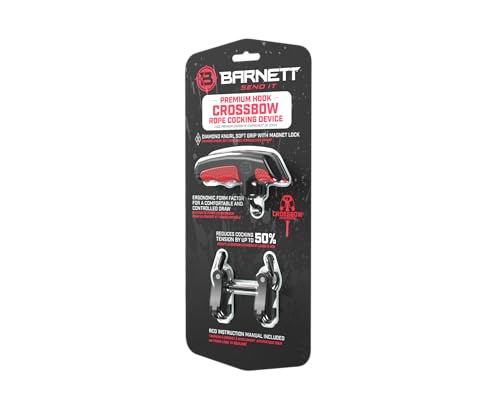Barnett Premium Rope Cocking Device for Crossbow, Ambidextrous, Easy Installation RCD, Reduces Cocking Tension Up to 50%, Hook Style