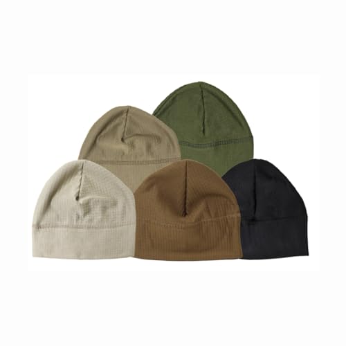 M MCGUIRE GEAR Grid Fleece Watch Cap, Tactical Beanie, Unisex Light Weight Skull Cap
