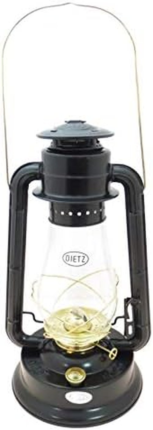 Dietz #80 Blizzard Hurricane Oil Lamp Burning Lantern Blue