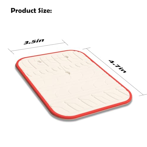 Car Scratch Protector for Trunk Bike Rack - White, 6pcs Non-Slip Pads