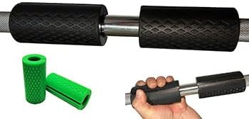 Weight Bar Grips Fit Standard Barbell, Dumbell Handles, Thick Bar Training Adapter for Weightlifting & Cable Attachments Fitness Training Rope Grips for Body Arm Forearm Builder Strength
