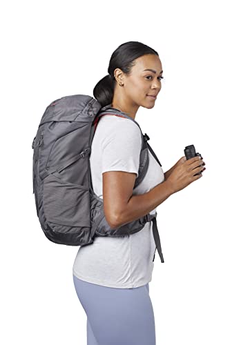 Gregory Maya 30L Women's Day Hiking Backpack, Ventilated Backpanel, Built-In Hydration Attachment for Water Bladder (Reservoir Not Included), One Size Fits All, Sunset Grey